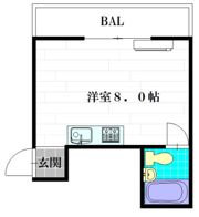 ハピネスプラザの間取り画像