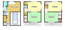 友井5丁目戸建ての間取り画像