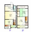 山城町3丁目貸家の間取り画像