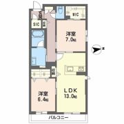 シャーメゾン渋川IIIの間取り画像