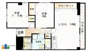 アサヒマンションの間取り画像