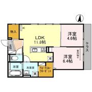 ハーティ菱屋西の間取り画像