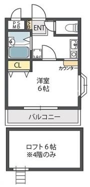 シャルムコートの間取り画像