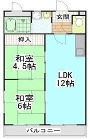 弘恵マンションの間取り画像