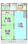 弘恵マンションの間取り画像
