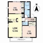 シャーメゾン小山の間取り画像
