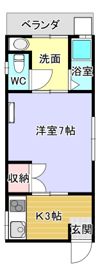 ハイツフォレストの間取り画像