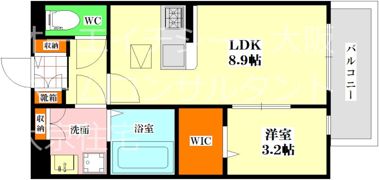 グレイス奥林Aの間取り画像