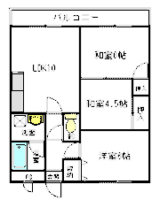 メゾンデトワールの間取り画像