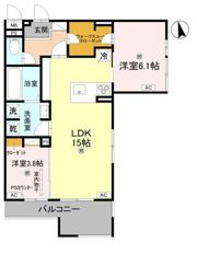 （仮称）D-ROOM八尾市東本町3丁目の間取り画像