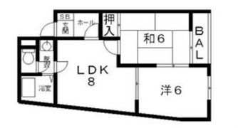 ココグラン山本の間取り画像