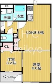 アーク東久宝寺の間取り画像