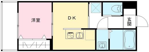 REGIES近大southIIの間取り画像