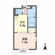 エバーグリーン若江岩田の間取り画像