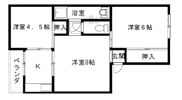 朝風マンションの間取り画像