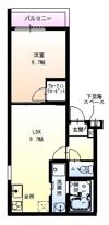 フジパレス弥刀駅東の間取り画像