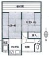 南本町 桐山平屋 東棟の間取り画像