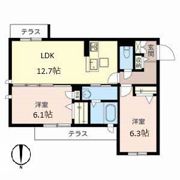 シャーメゾン拓の間取り画像