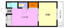 三栄マンションの間取り画像