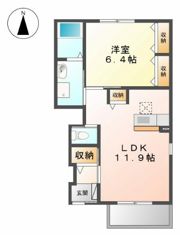 ソレイユ久宝寺の間取り画像