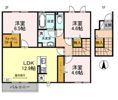 セント コリーヌB棟の間取り画像