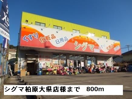近くのシグマ薬品柏原大県店様まで800m（徒歩10分）