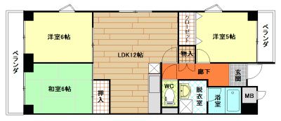 ミョーコウサンロードの間取り画像