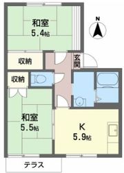 ハイツ左近の間取り画像