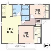 オーブ エバンズの間取り画像