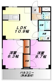 オーキッド・ヴィラ2の間取り画像