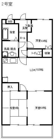 サントルベガの間取り画像