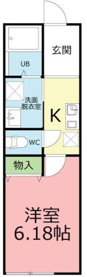 メーヴェ伊勢原の間取り画像