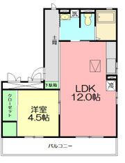 アエル湘南茅ヶ崎の間取り画像