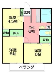 スプリングピアFの間取り画像