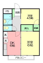 カーサ大船の間取り画像