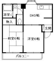 グリーンハイツ小澤の間取り画像