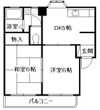 グリーンハイツ小澤の間取り画像