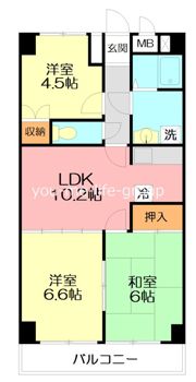 ヴェルドミール湘南平塚の間取り画像