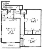 クオーレ戸塚の間取り画像
