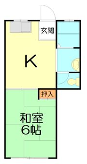 ブルーハイツの間取り画像