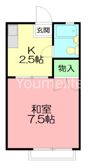 ハイツ仲西の間取り画像
