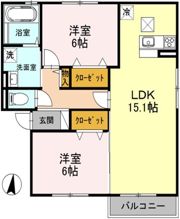 エトワールM A棟の間取り画像