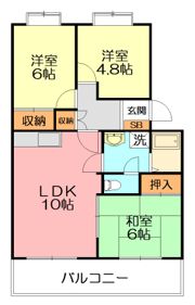 サンライトヒルの間取り画像