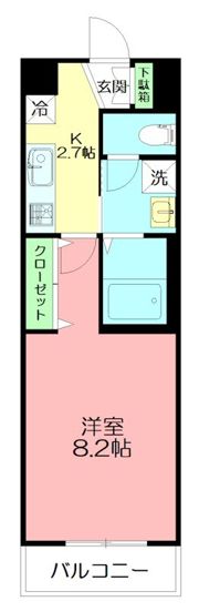 West Village（ウエストヴィレッジ）の間取り画像
