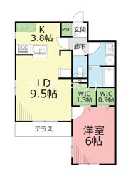 Esther 湘南台の間取り画像