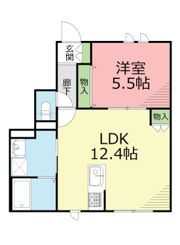 メルヴェーユ鵠沼の間取り画像