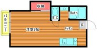 ホワイトハウス沼目Bの間取り画像