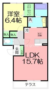 ソフィス蛍田の間取り画像