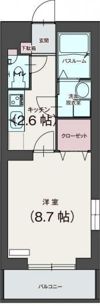グランフィーユの間取り画像