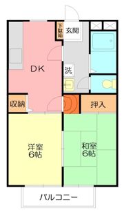 ソシア西館の間取り画像